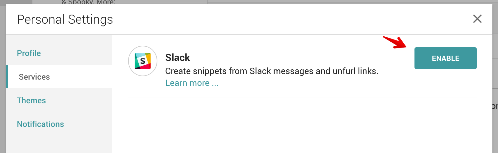 Services Slack